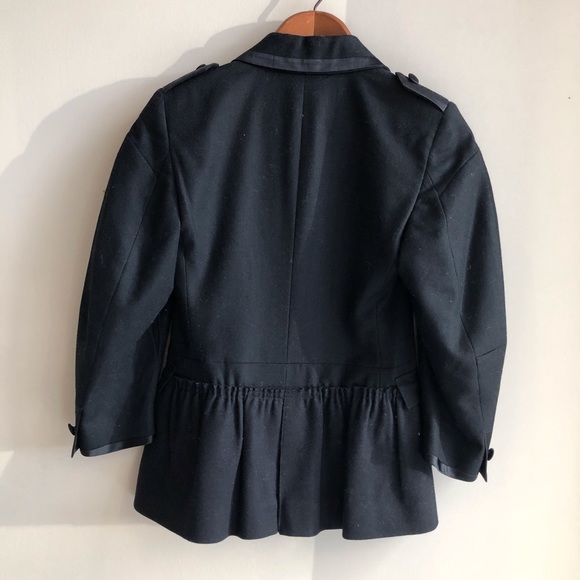 Miu miu black wool coat size xs - Picture 4 of 4